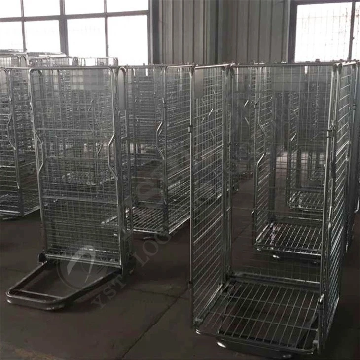 foldable caged trolley on wheels foldable caged trolley on wheels